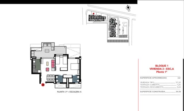 3 soveværelse Lejlighed til salg i Les Bassetes - El Marjal, Dénia med swimmingpool garage - € 449.000 (Ref: 9973993)