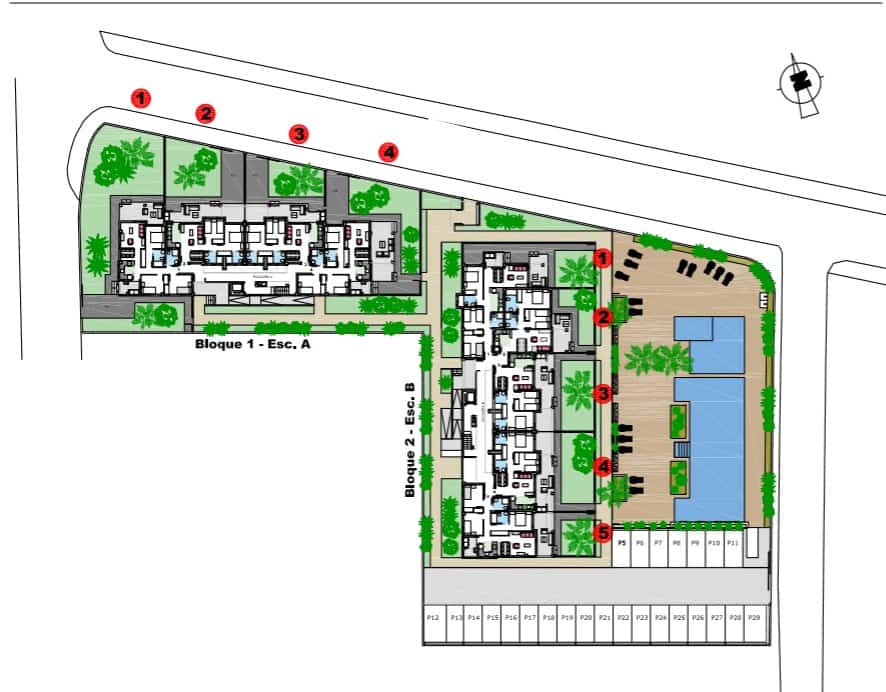 3 soveværelse Lejlighed til salg i Denia med swimmingpool garage - € 449.000 (Ref: 9973993)