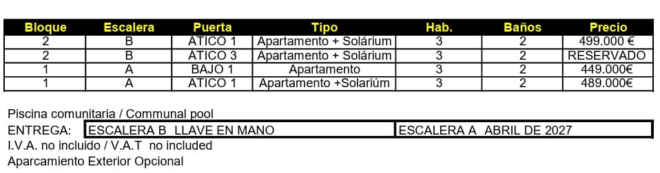 3 soveværelse Lejlighed til salg i Denia med swimmingpool garage - € 449.000 (Ref: 9973993)