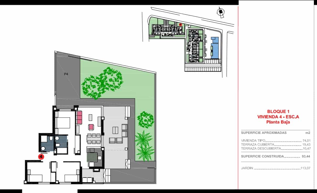 3 soveværelse Lejlighed til salg i Denia med swimmingpool garage - € 449.000 (Ref: 9973993)