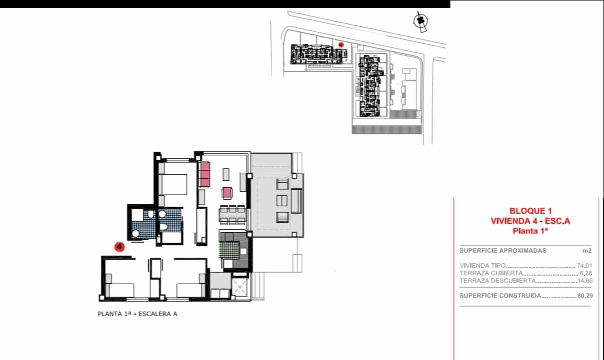 3 soveværelse Lejlighed til salg i Denia med swimmingpool garage - € 449.000 (Ref: 9973993)