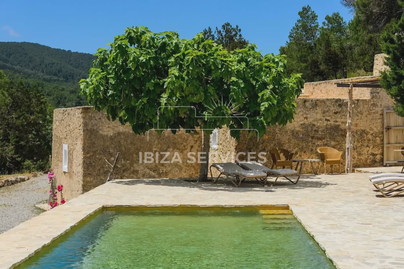 2 camera da letto Finca/Casa di Campagna da affitare come casa vacanza in San Jose / Sant Josep de Sa Talaia con piscina garage - 4.676 € (Rif: 8659706)