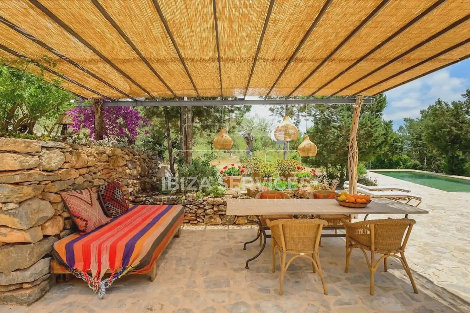 2 camera da letto Finca/Casa di Campagna da affitare come casa vacanza in San Jose / Sant Josep de Sa Talaia con piscina garage - 4.676 € (Rif: 8659706)