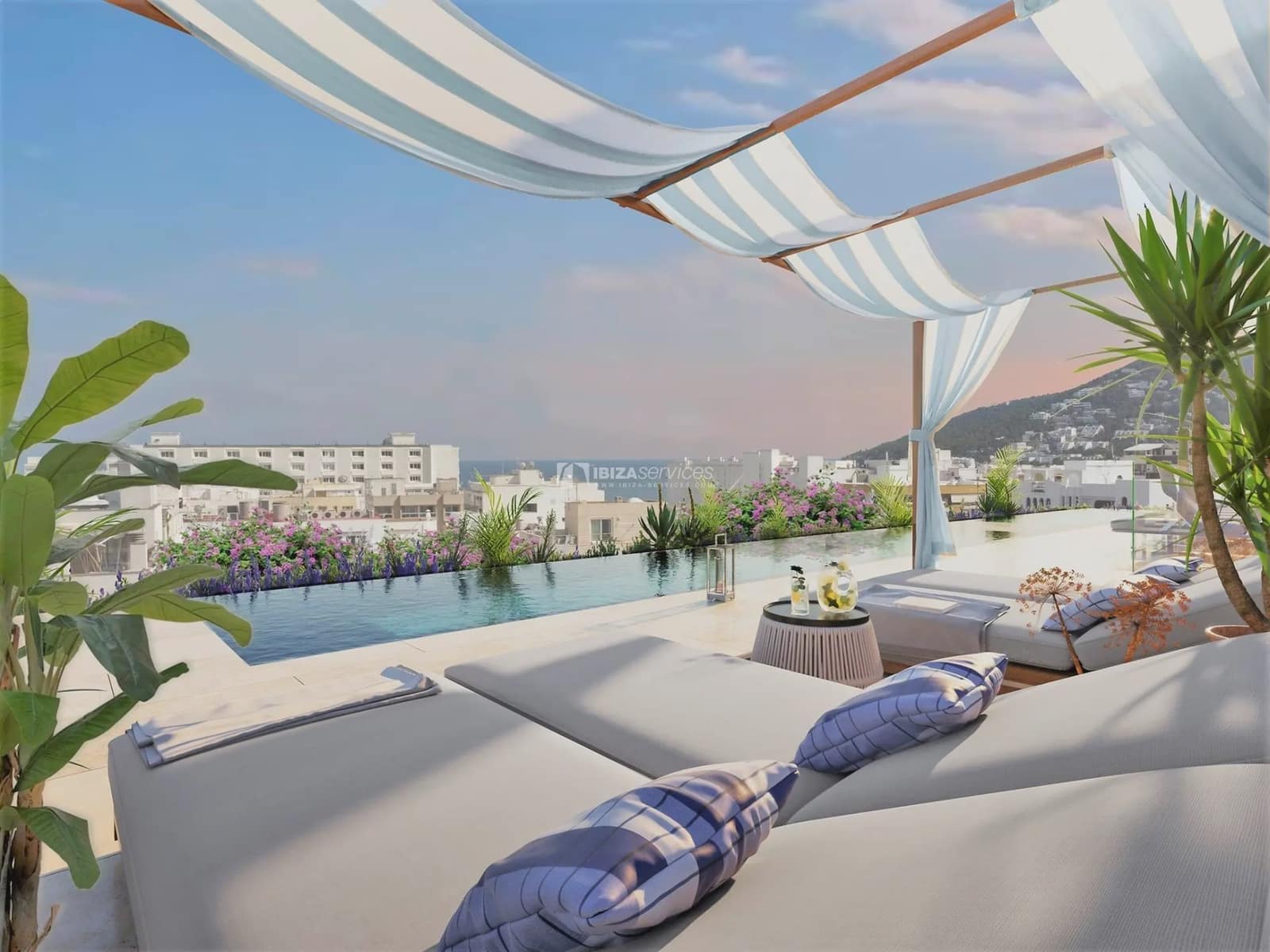 2 Zimmer Apartment zu verkaufen in Santa Eulalia / Santa Eularia mit Pool Garage - 670.000 € (Ref: 8659738)