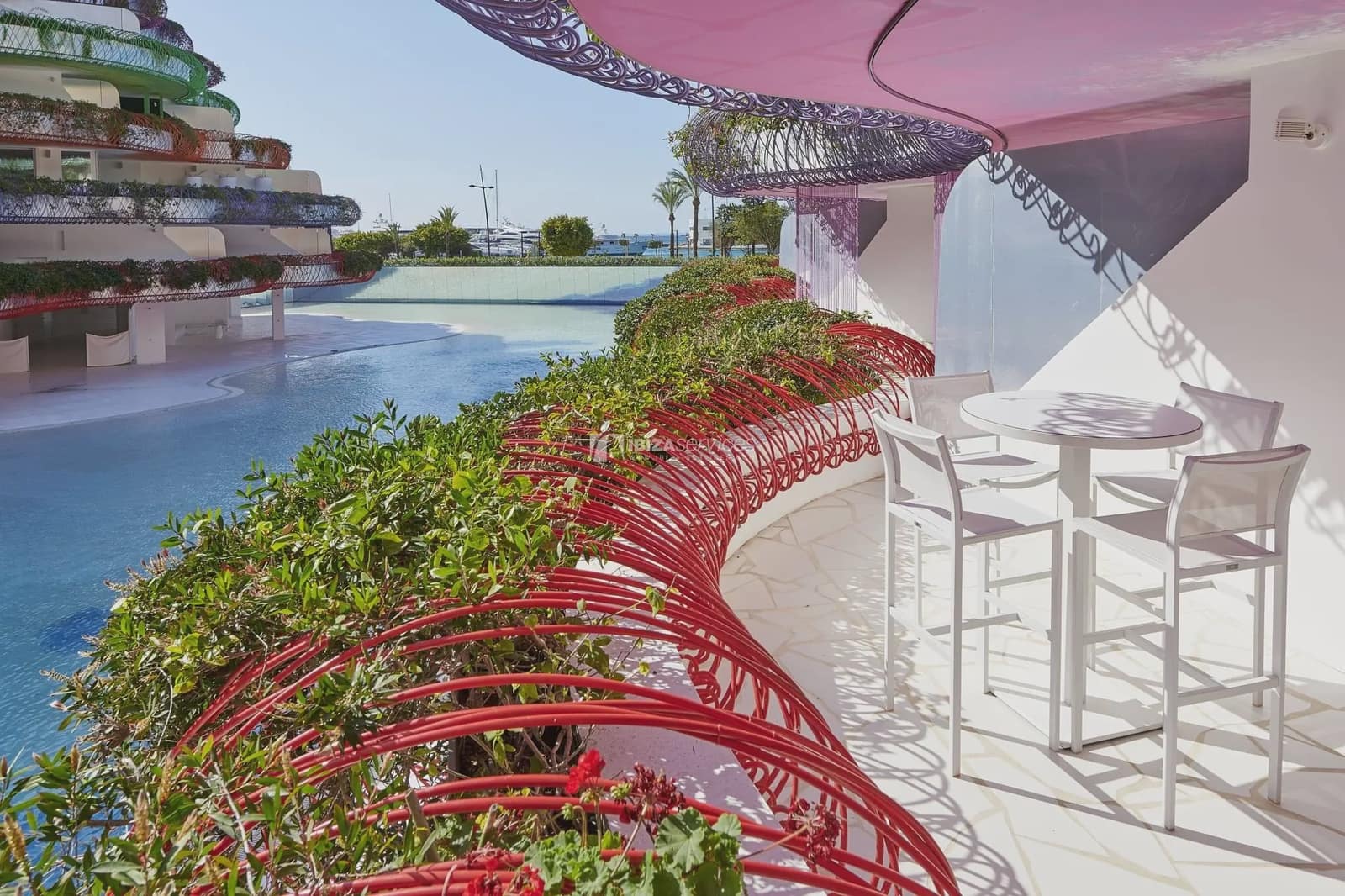 Appartement de 2 chambres à louer à Ibiza ville avec piscine garage - 6 750 € (Ref: 8659746)