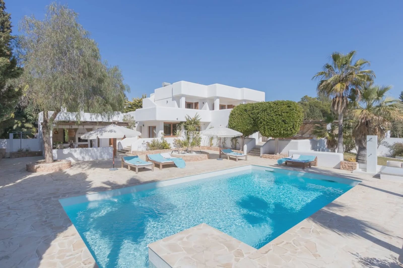 7 makuuhuone Huvila lomavuokrausta paikassa San Jose / Sant Josep de Sa Talaia mukana uima-altaan 
autotalli - 6 615 € (Ref: 8659772)