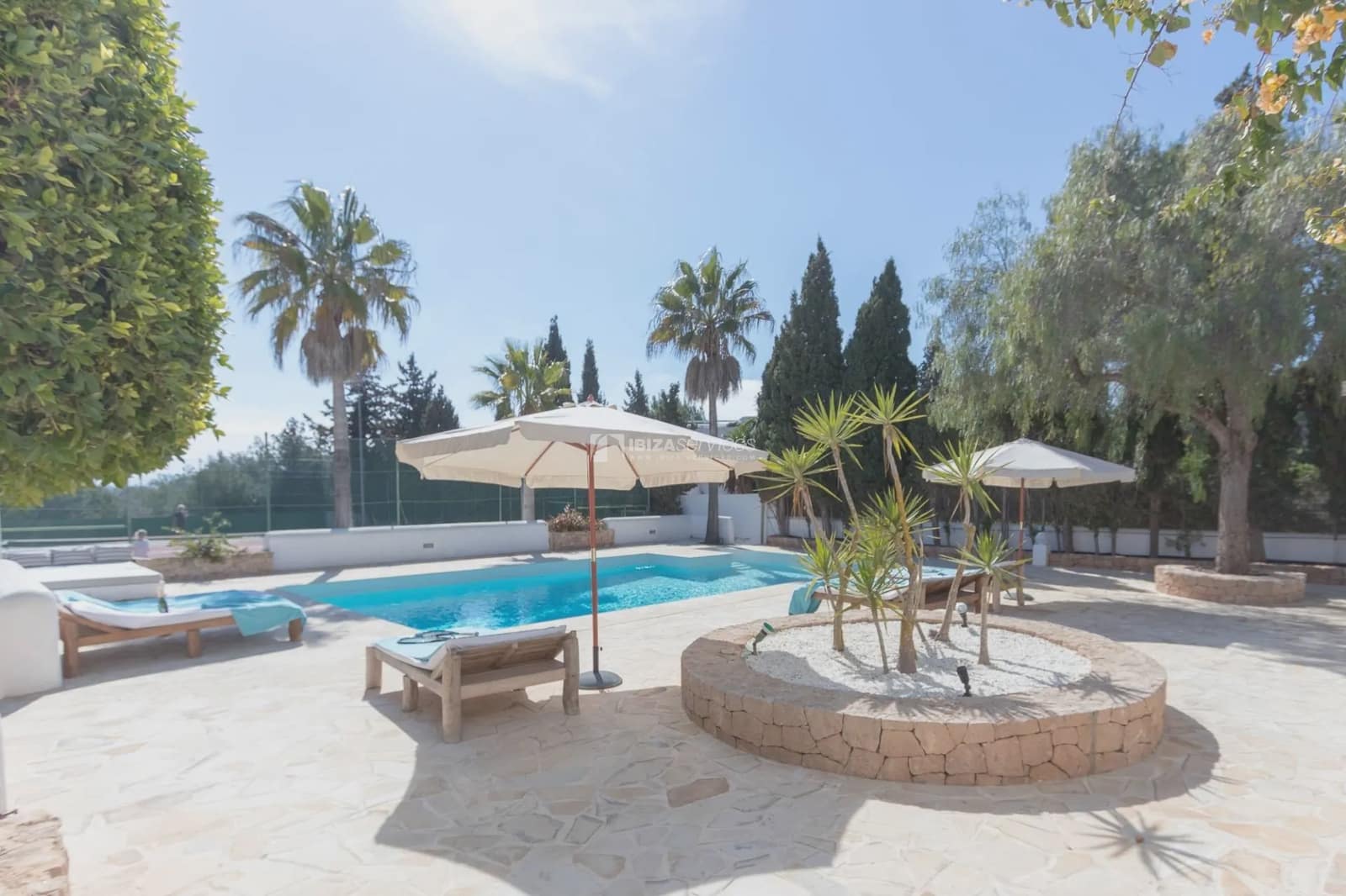 7 makuuhuone Huvila lomavuokrausta paikassa San Jose / Sant Josep de Sa Talaia mukana uima-altaan 
autotalli - 6 615 € (Ref: 8659772)