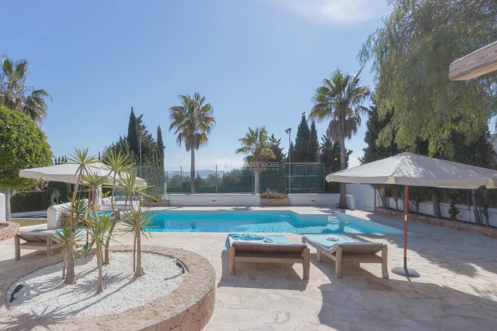 7 makuuhuone Huvila lomavuokrausta paikassa San Jose / Sant Josep de Sa Talaia mukana uima-altaan 
autotalli - 6 615 € (Ref: 8659772)