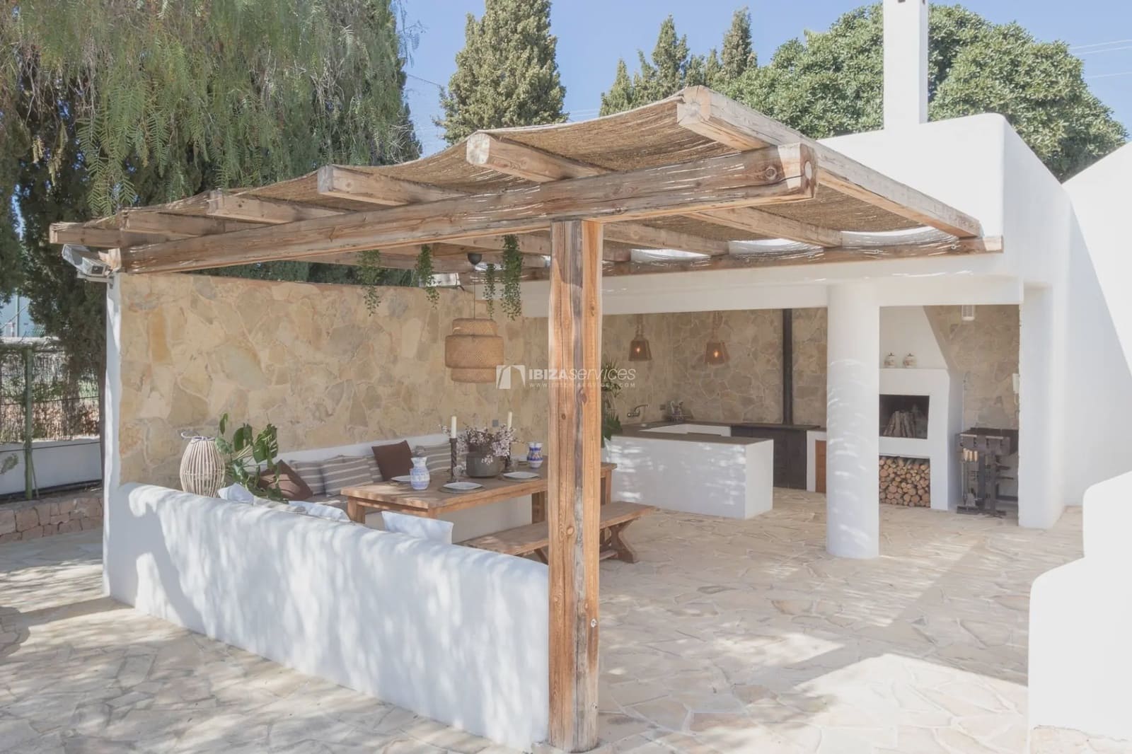 7 makuuhuone Huvila lomavuokrausta paikassa San Jose / Sant Josep de Sa Talaia mukana uima-altaan 
autotalli - 6 615 € (Ref: 8659772)