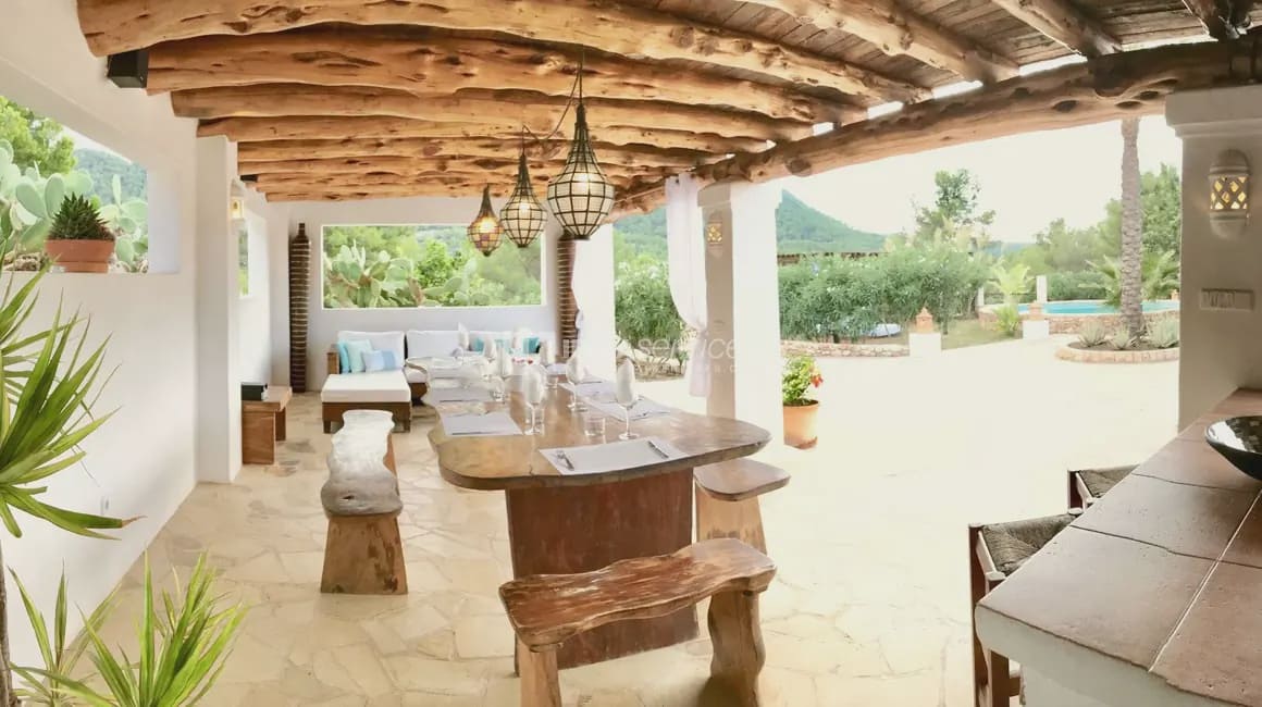 7 quarto Moradia para arrendamento para férias em San Jose / Sant Josep de Sa Talaia com piscina Garagem - 4 025 € (Ref: 8659799)