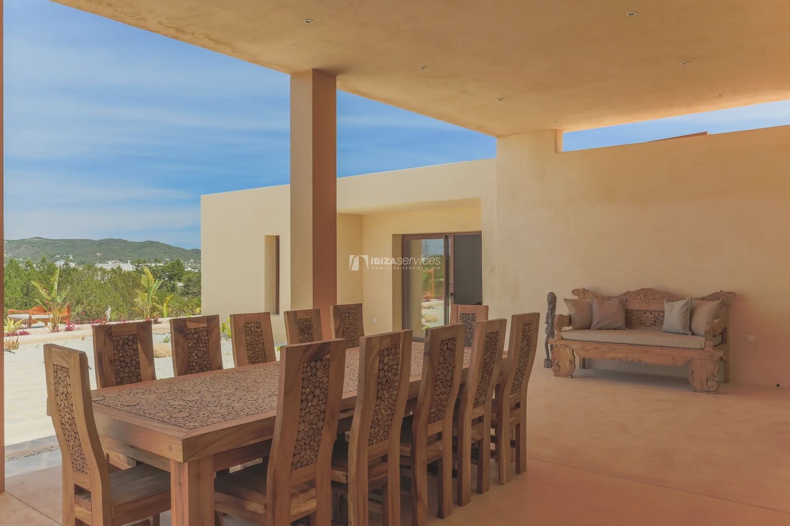 6 quarto Moradia para arrendamento para férias em Sant Agusti des Vedra com piscina Garagem - 7 700 € (Ref: 8659800)