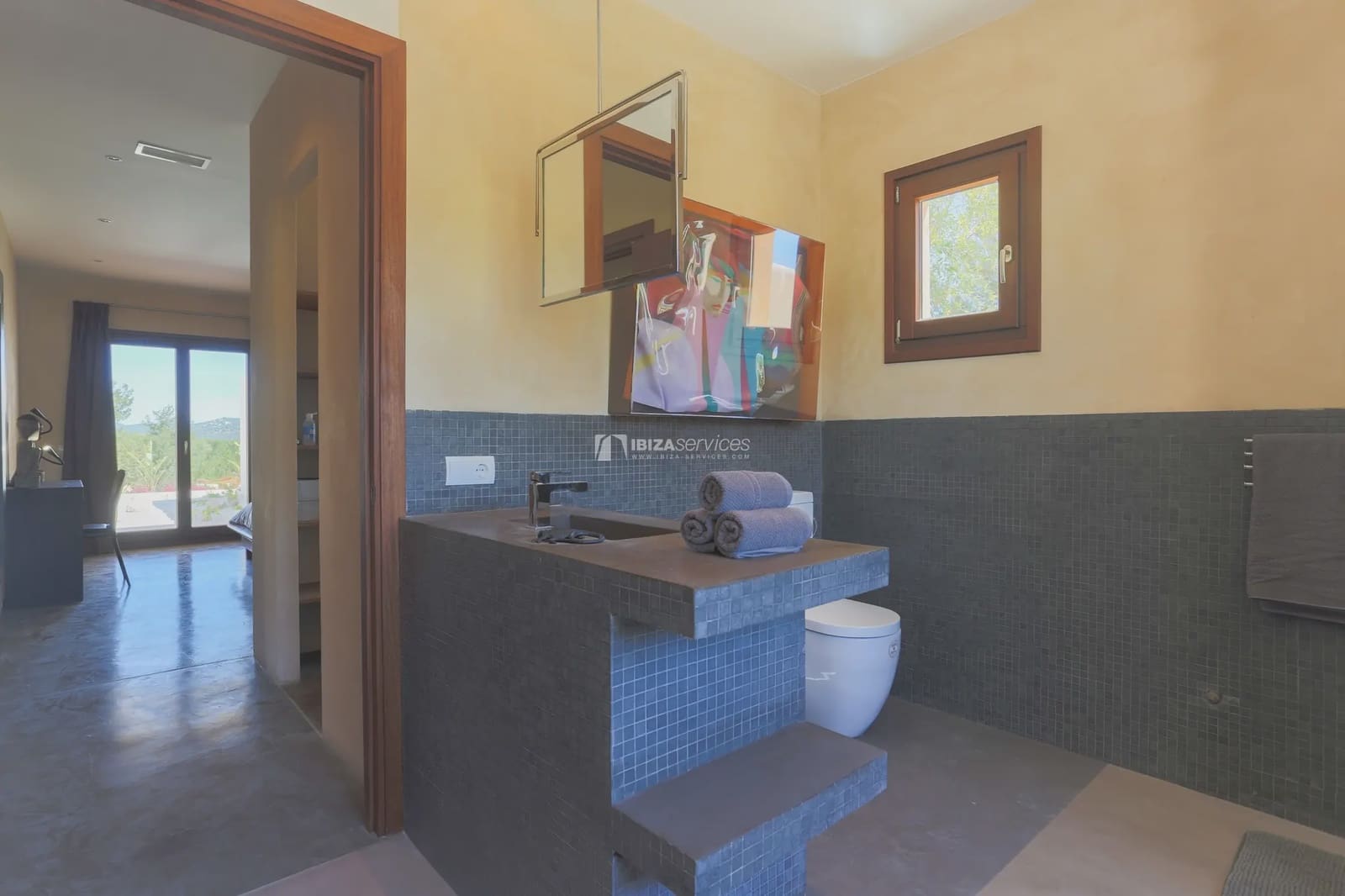 6 quarto Moradia para arrendamento para férias em Sant Agusti des Vedra com piscina Garagem - 7 700 € (Ref: 8659800)