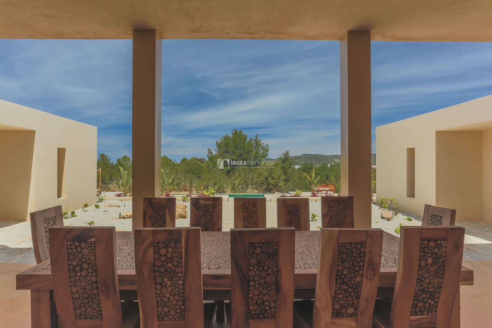 6 quarto Moradia para arrendamento para férias em Sant Agusti des Vedra com piscina Garagem - 7 700 € (Ref: 8659800)