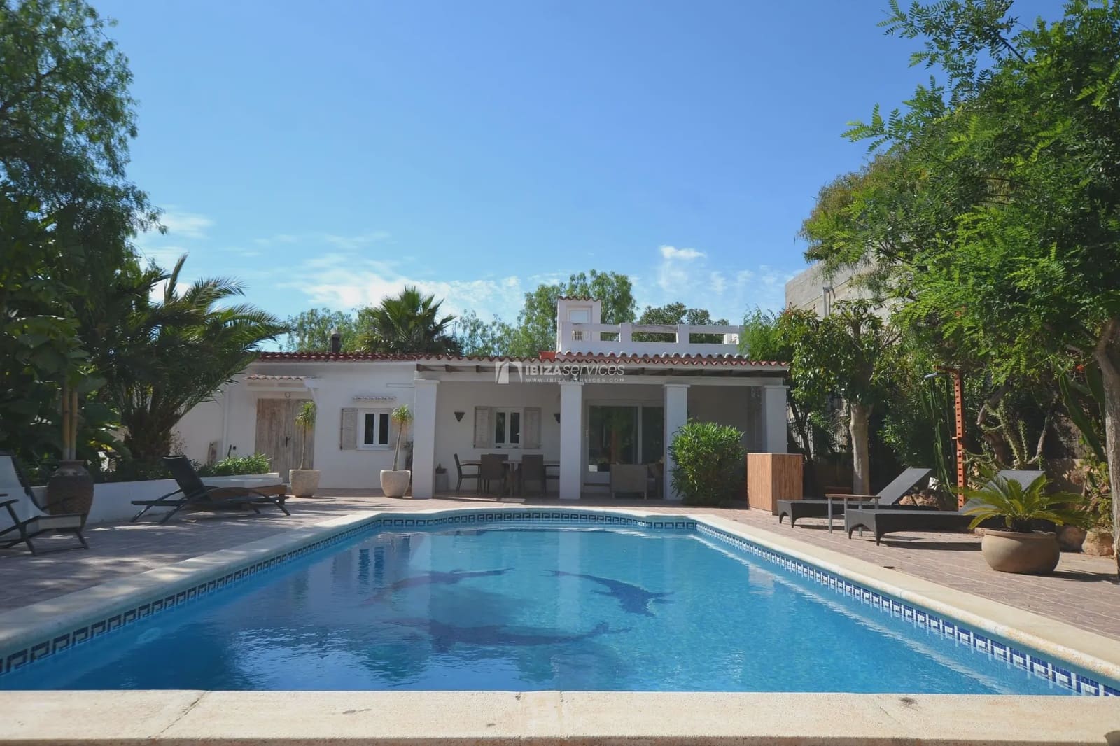 Villa/Maison de 4 chambres de location de vacances à Sant Jordi de Ses Salines avec piscine garage - 3 360 € (Ref: 8659802)