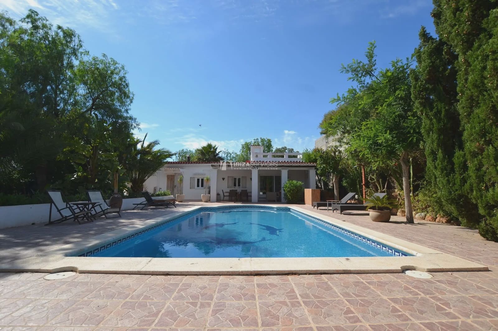 Villa/Maison de 4 chambres de location de vacances à Sant Jordi de Ses Salines avec piscine garage - 3 360 € (Ref: 8659802)