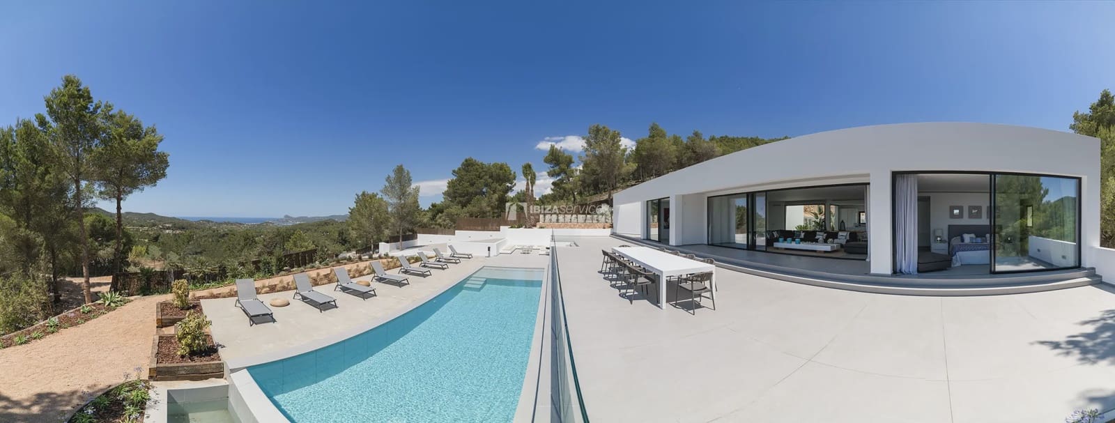 5 quarto Moradia para arrendamento para férias em San Jose / Sant Josep de Sa Talaia com piscina - 10 220 € (Ref: 8659805)