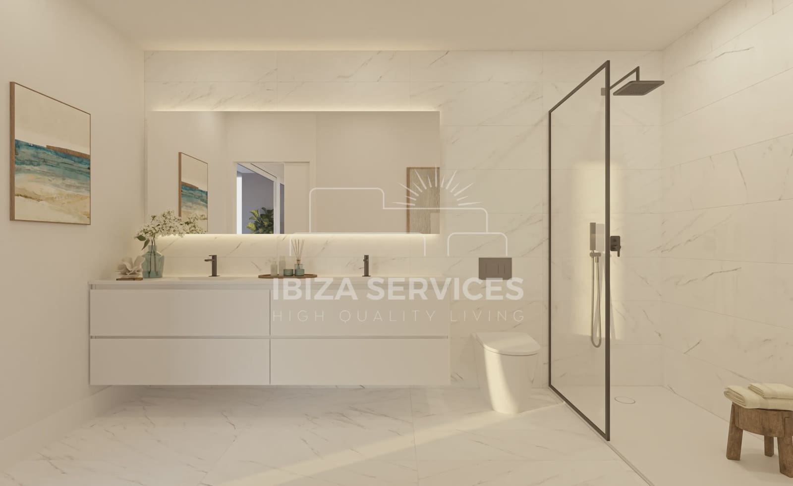 2 sypialnia Apartament na sprzedaż w Miasto Ibiza / Eivissa z basenem garażem - 1 850 020 € (Ref: 8659825)