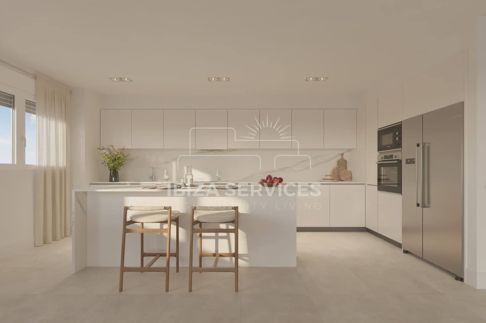 2 sypialnia Apartament na sprzedaż w Miasto Ibiza / Eivissa z basenem garażem - 1 850 020 € (Ref: 8659825)