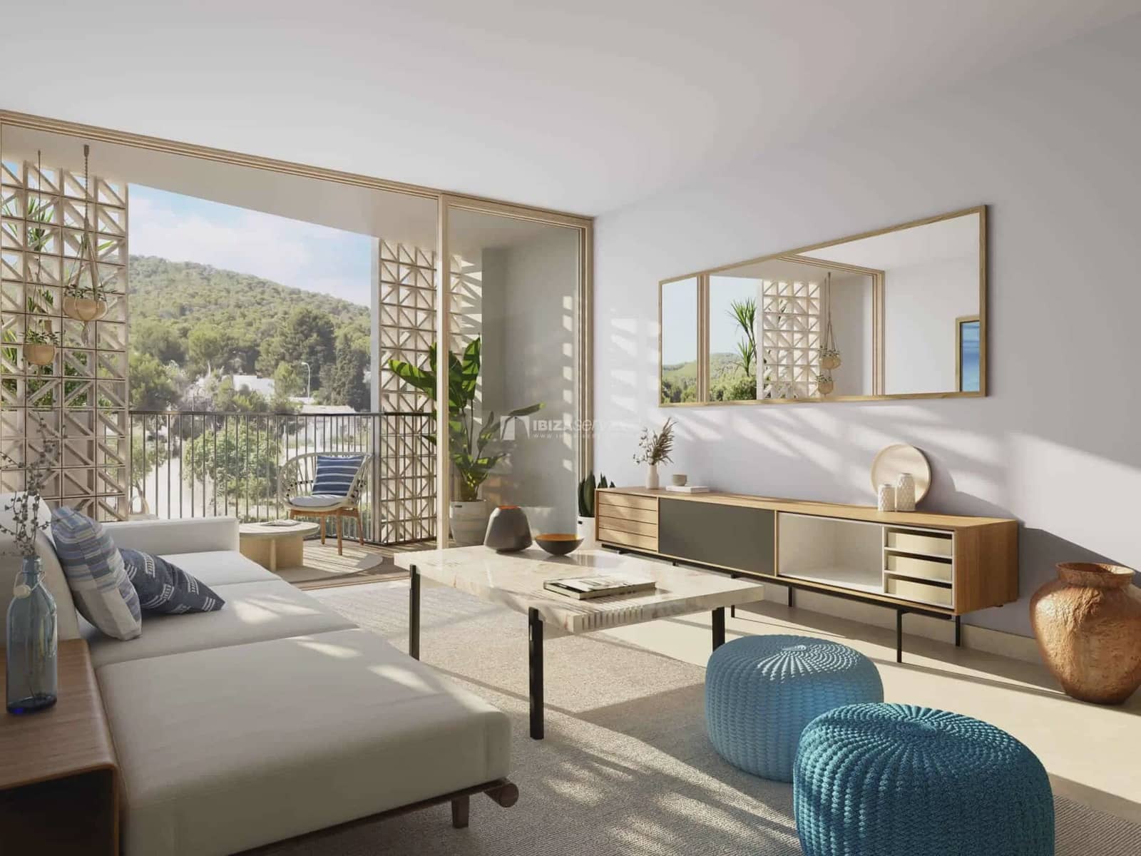 Apartamento de 2 habitaciones en Santa Eulalia / Santa Eularia en venta con piscina garaje - 735.000 € (Ref: 8659856)