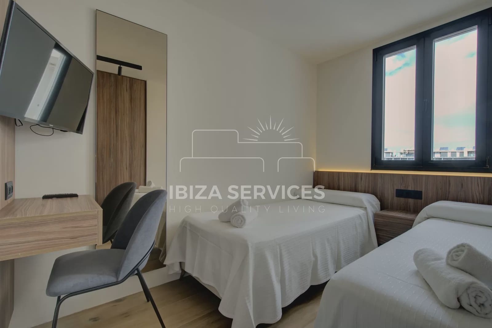 2 Zimmer Apartment zu vermieten in Ibiza / Eivissa Stadt mit Pool Garage - 1.600 € (Ref: 9180675)