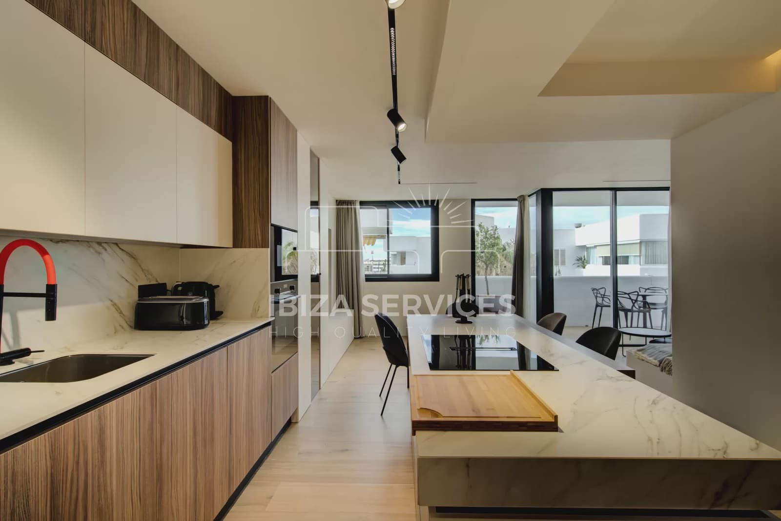 2 Zimmer Apartment zu vermieten in Ibiza / Eivissa Stadt mit Pool Garage - 1.600 € (Ref: 9180675)