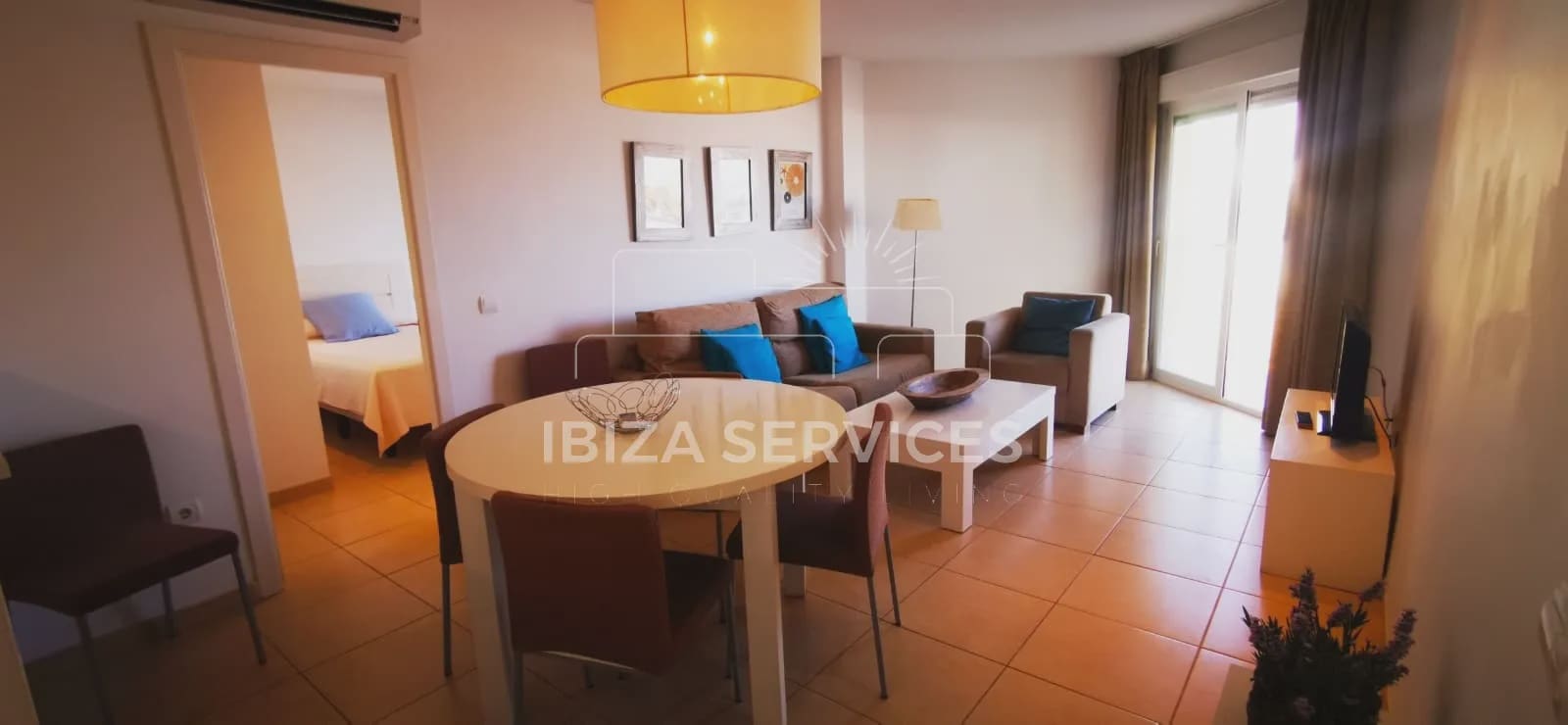 2 makuuhuone Huoneisto vuokrattavana paikassa Sant Antoni de Portmany mukana uima-altaan - 1 700 € (Ref: 9348004)