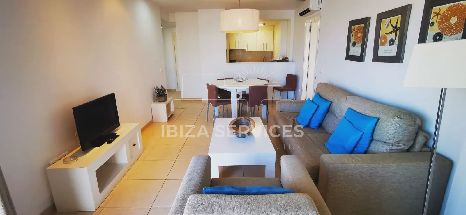 2 makuuhuone Huoneisto vuokrattavana paikassa Sant Antoni de Portmany mukana uima-altaan - 1 700 € (Ref: 9348004)