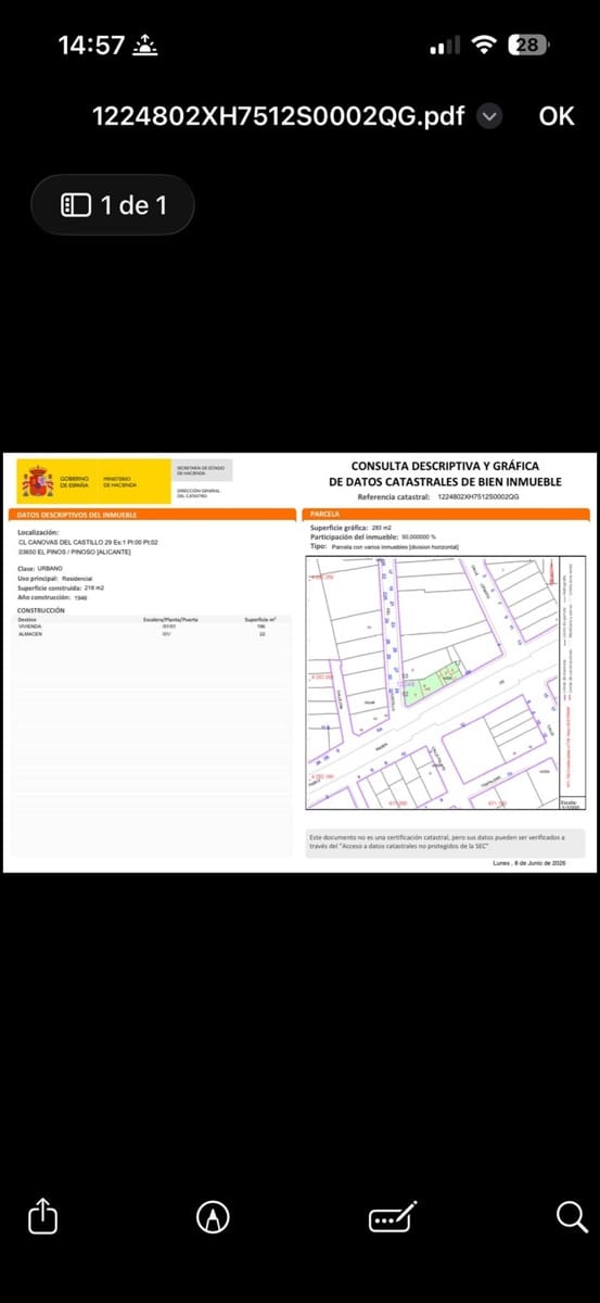 10 quarto Casa em Banda para venda em Pinoso com garagem - 350 000 € (Ref: 10123425)