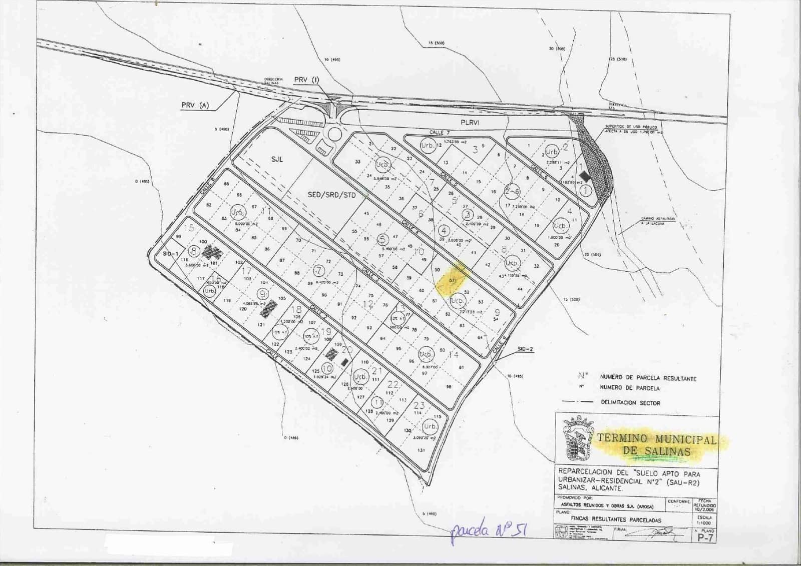 Undeveloped Land for sale in Salinas - € 36,000 (Ref: 10183519)