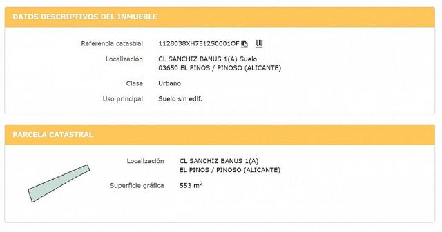 Grunde uden byggetilladelser til salg i Pinoso - € 39.995 (Ref: 3611744)