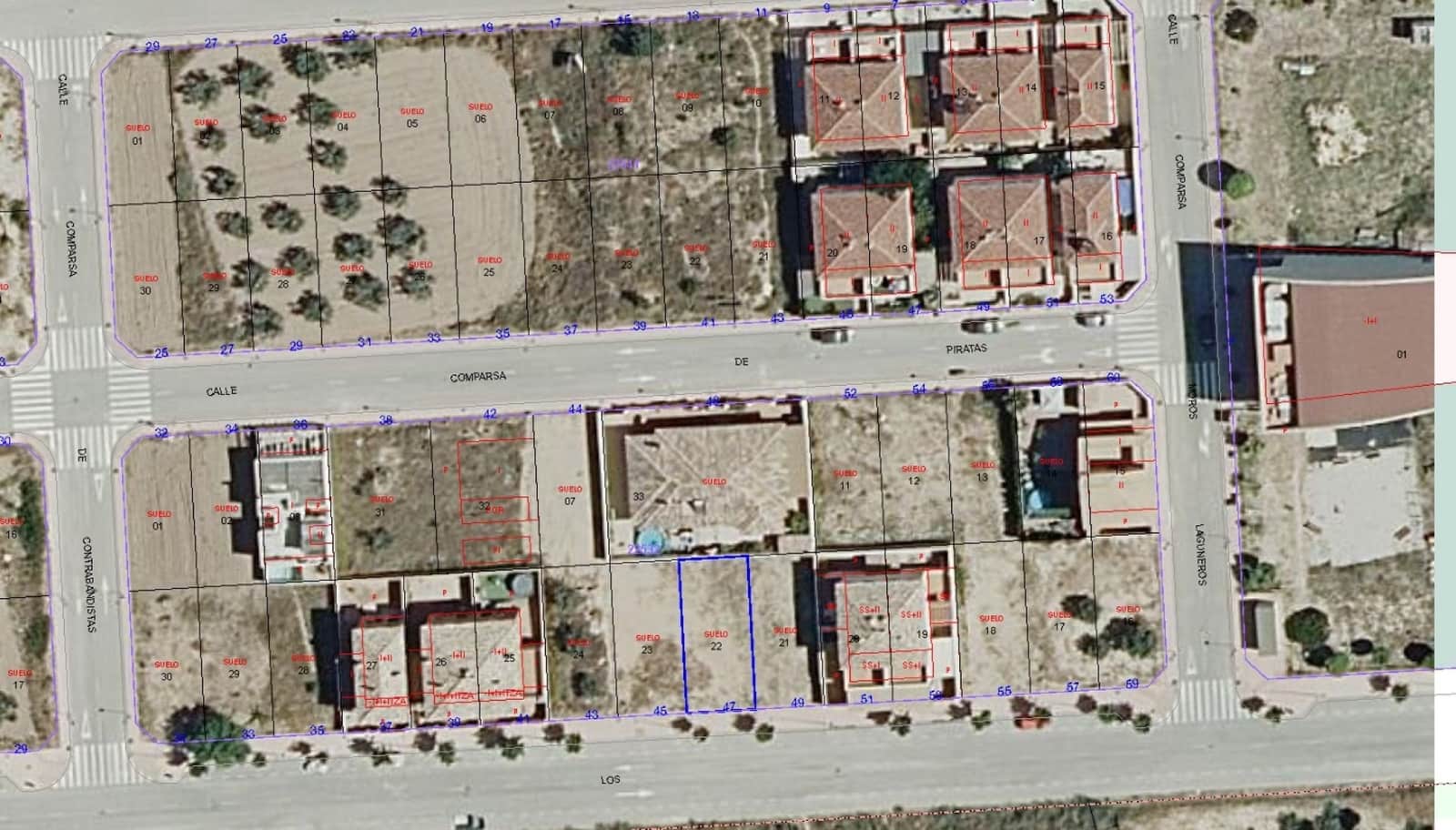 Grunde uden byggetilladelser til salg i Salinas - € 52.000 (Ref: 8680924)
