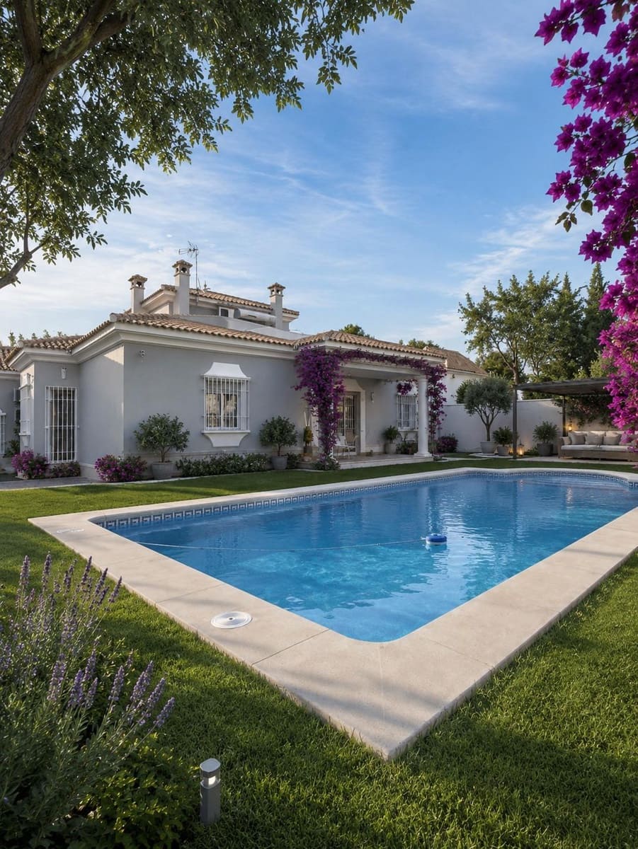 Chalet de 5 habitaciones en Tomares en venta con piscina garaje - 780.000 € (Ref: 10007253)