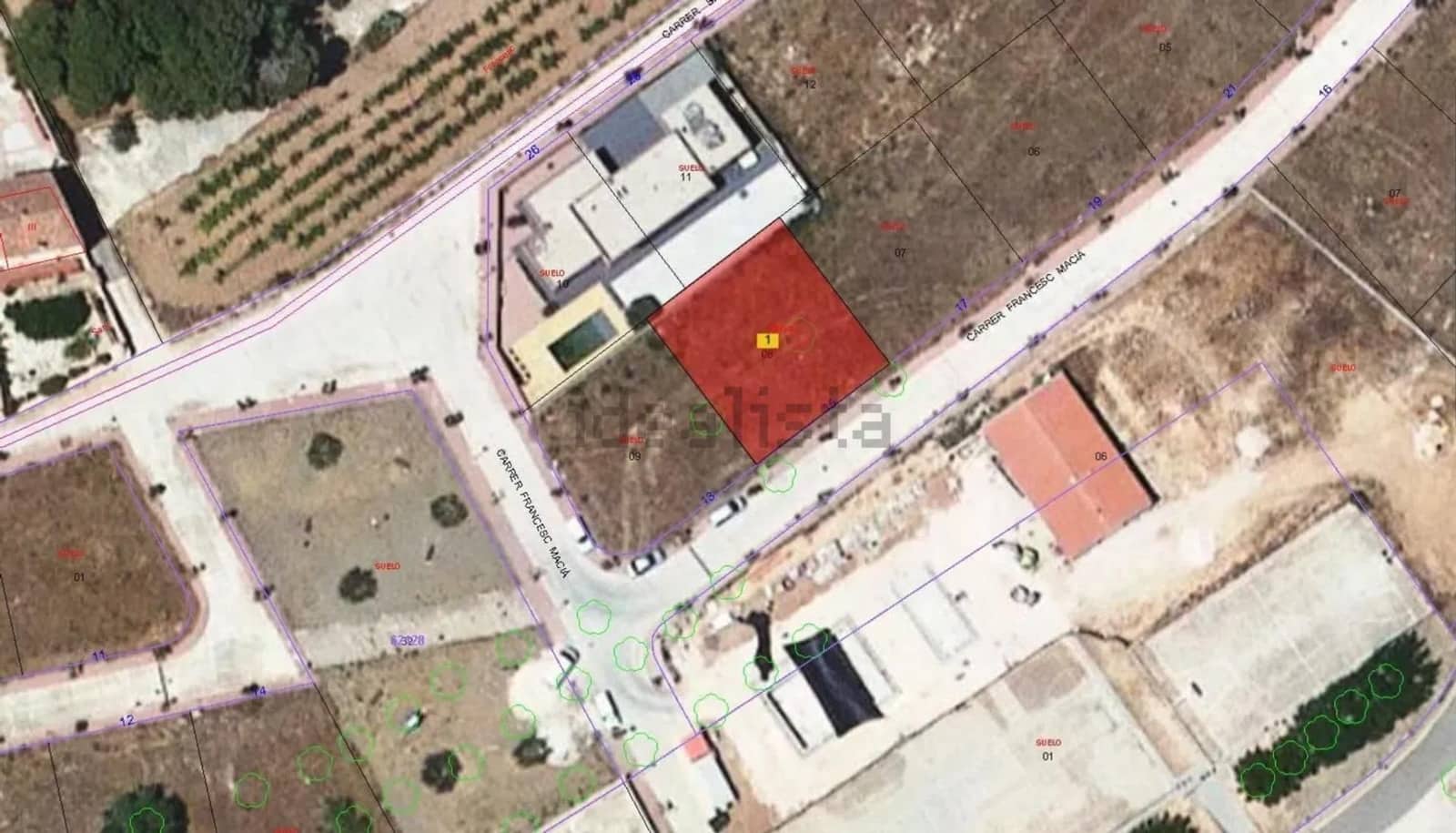 Solar/Parcela en Rodonyà en venta - 64.900 € (Ref: 10062182)