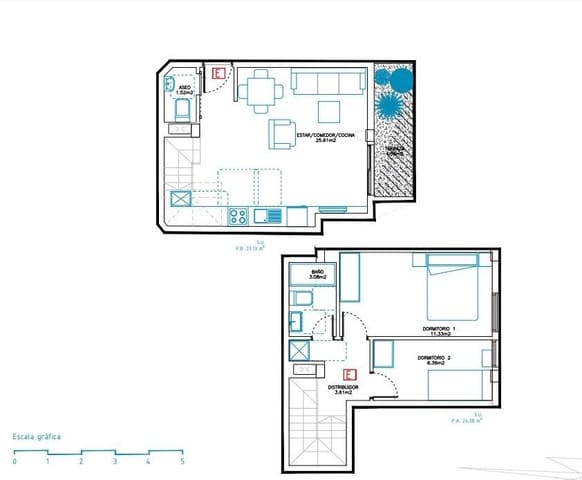 2 sypialnia Apartament na sprzedaż w Las Palmas de Gran Canaria - 246 750 € (Ref: 9119196)