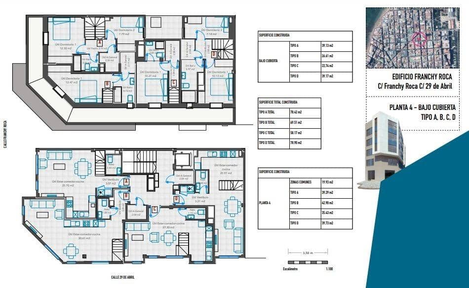 1 soverom Penthouse til salgs i Las Palmas de Gran Canaria - € 342 500 (Ref: 9119222)