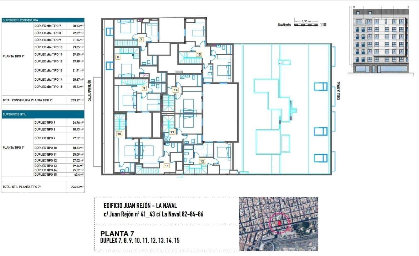 2 soveværelse Lejlighed til salg i Las Palmas de Gran Canaria med garage - € 277.000 (Ref: 9119245)