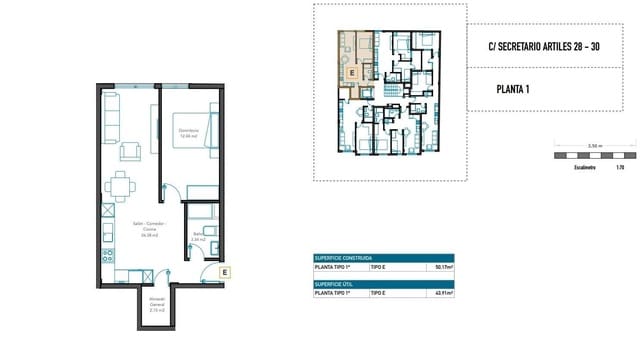2 makuuhuone Asunto myytävänä paikassa Las Palmas de Gran Canaria - 221 000 € (Ref: 9119250)