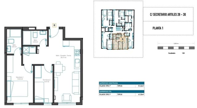 2 soverom Leilighet til salgs i Las Palmas de Gran Canaria - € 221 000 (Ref: 9119251)