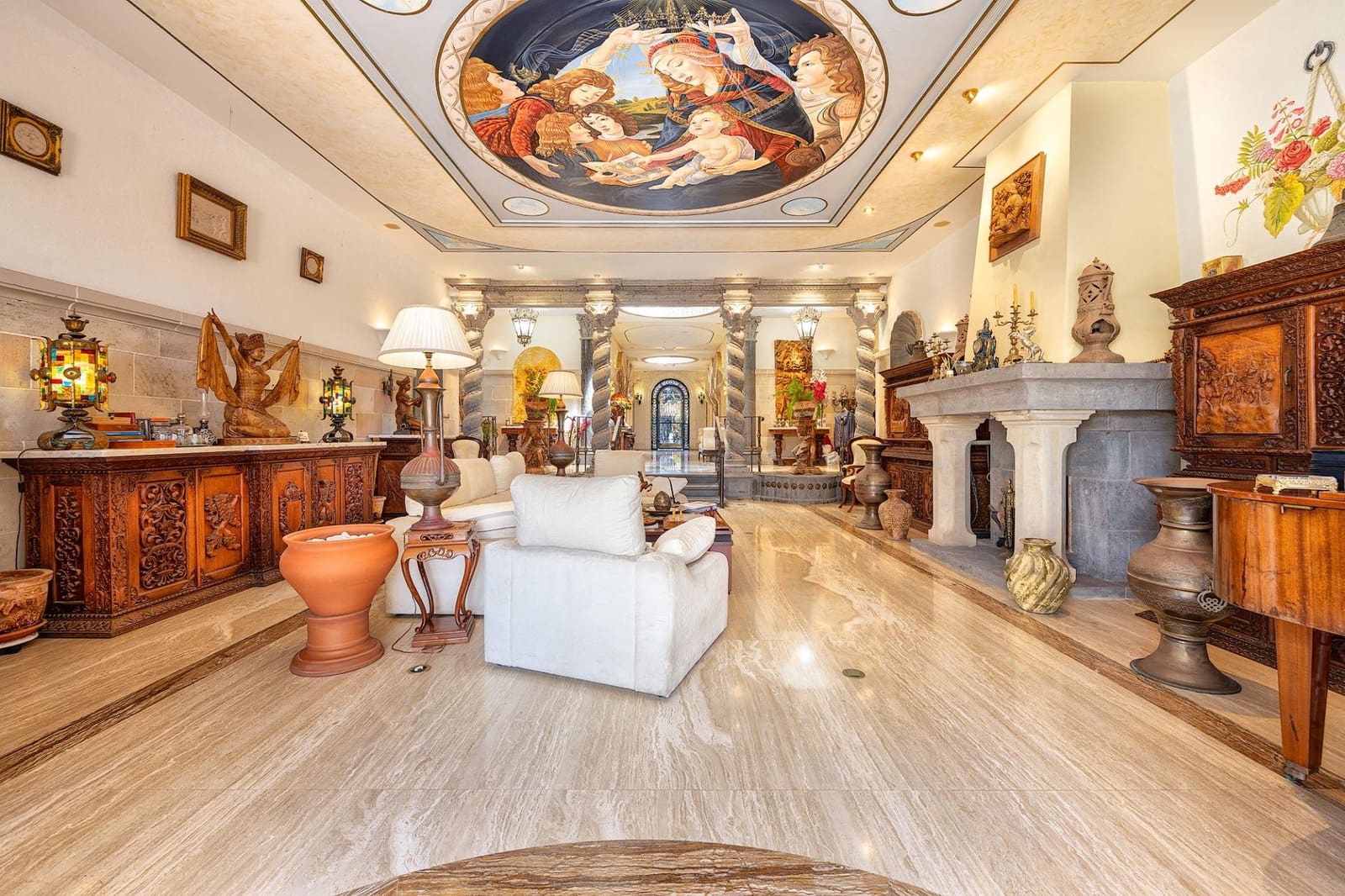 7 sypialnia Willa na sprzedaż w San Bartolome de Tirajana z basenem garażem - 3 900 000 € (Ref: 9119269)