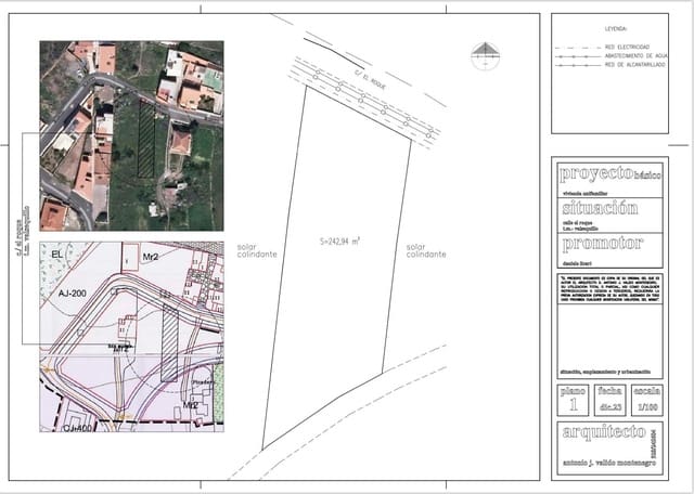 Byggetomt til salgs i Valsequillo - € 75 000 (Ref: 9119274)