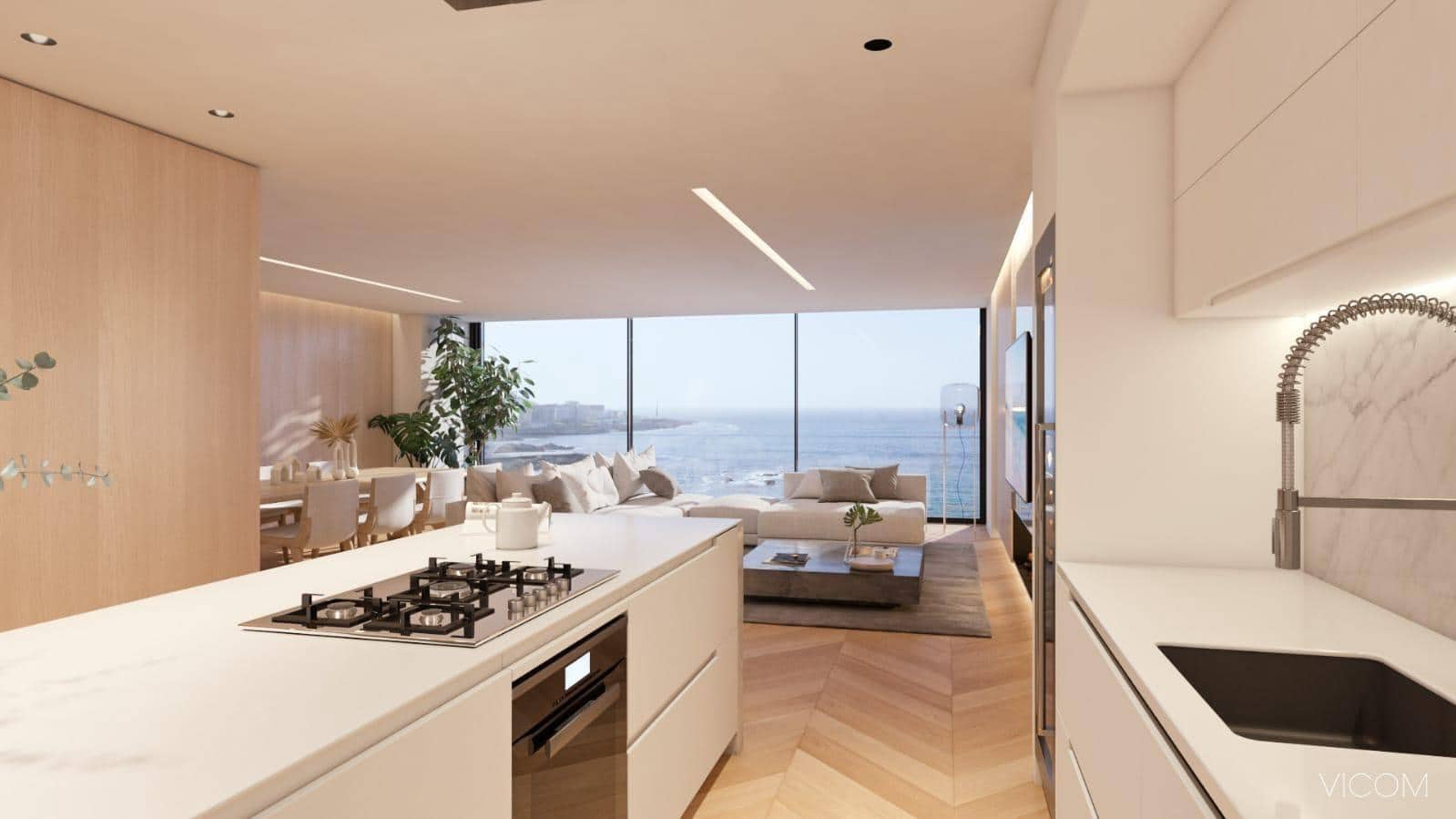 3 soveværelse Lejlighed til salg i A Coruna by - € 1.075.000 (Ref: 9119317)