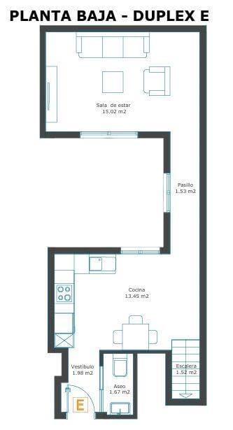 1 soverom Leilighet til salgs i Las Palmas de Gran Canaria - € 195 000 (Ref: 9119368)