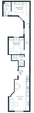 2 sypialnia Mieszkanie na sprzedaż w Las Palmas de Gran Canaria - 276 000 € (Ref: 9119370)