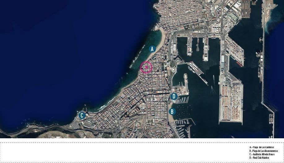 2 quarto Apartamento para venda em Las Palmas de Gran Canaria - 260 000 € (Ref: 9119371)