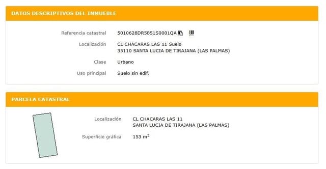 Tontti myytävänä paikassa Santa Lucía de Tirajana - 70 000 € (Ref: 9119415)