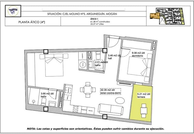 Studio til salg i Mogán - € 191.000 (Ref: 9119422)