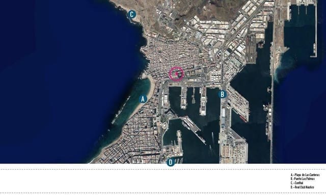 1 camera da letto Appartamento in vendita in Las Palmas de Gran Canaria - 190.000 € (Rif: 9119426)