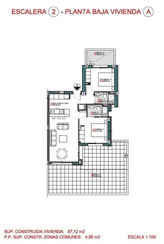 3 camera da letto Appartamento in vendita in El Molino, Torrevieja - 499.000 € (Rif: 9359433)