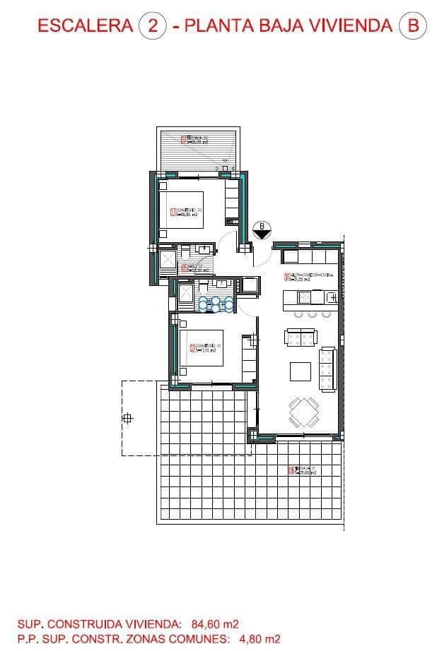 2 quarto Apartamento para venda em Torrevieja - 274 900 € (Ref: 9359437)