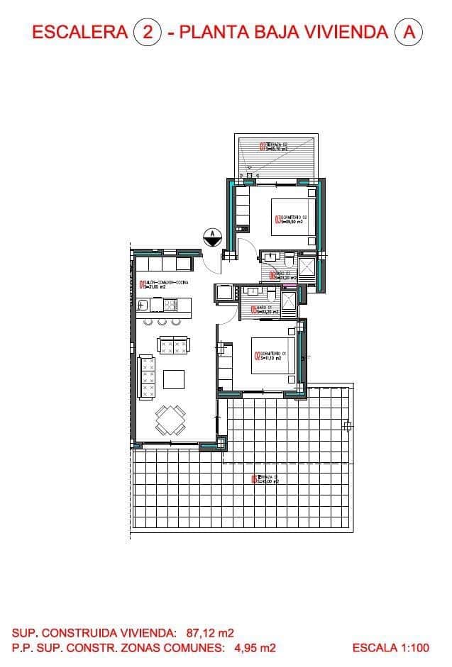 2 quarto Apartamento para venda em Torrevieja - 274 900 € (Ref: 9359437)